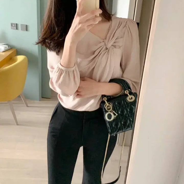 [BUNJANG] Reine Autumn Mirror Long Bootcut Pants - Black (Sealed) / 렌느 reine 가을미러롱부츠컷팬츠 블랙 long, M (뜯지 않은)