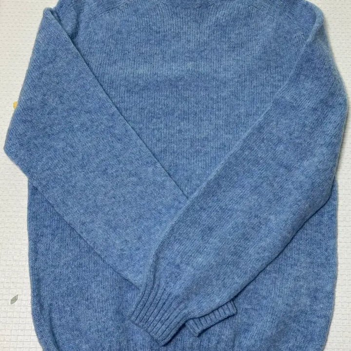 [BUNJANG] Halley Stevensons Shaggy Dog Glacier Pastel Sky XL Knit / 할리오브스코틀랜드 쉐기독 글레셔 파스텔스카이 XL