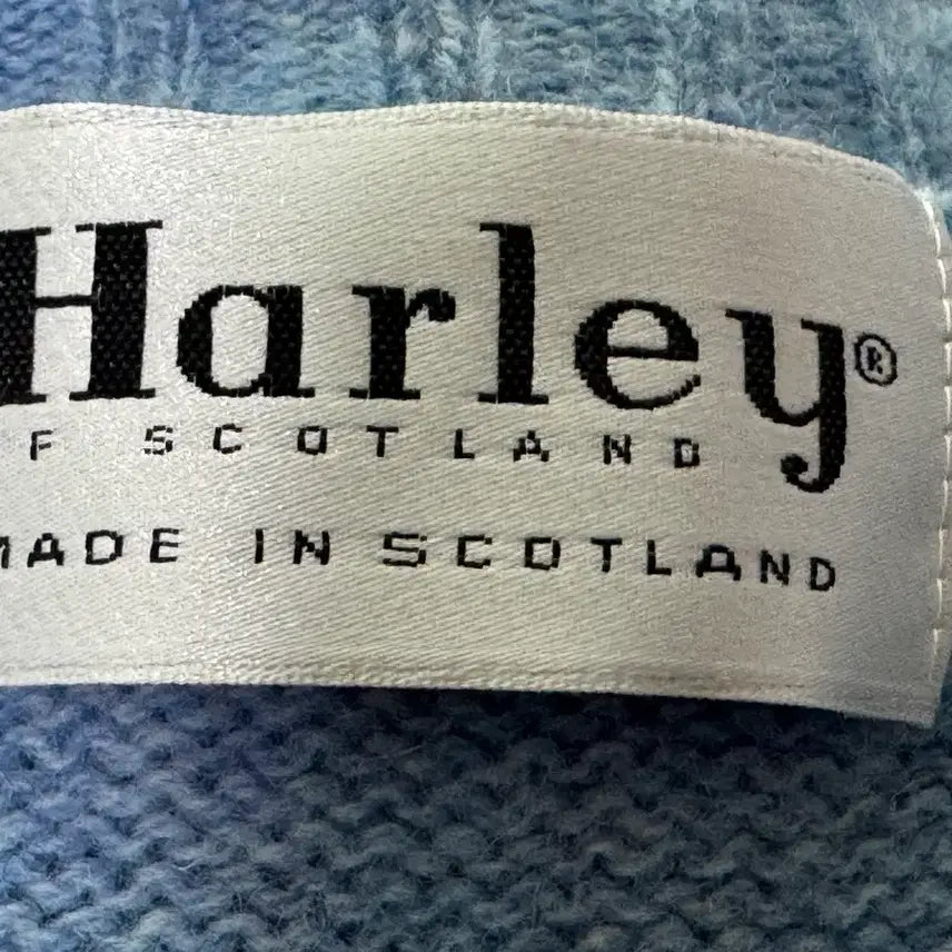 [BUNJANG] Halley Stevensons Shaggy Dog Glacier Pastel Sky XL Knit / 할리오브스코틀랜드 쉐기독 글레셔 파스텔스카이 XL