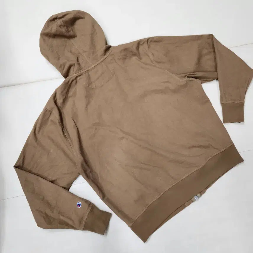 [BUNJANG] Champion Denim Oversized Hoodie Jacket / 정품 챔피온 남성 면 데님 오버핏 후드 집업 자켓 M (95~100)