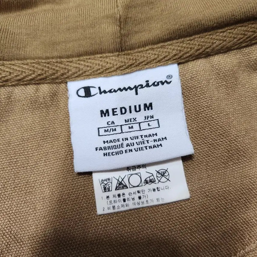 [BUNJANG] Champion Denim Oversized Hoodie Jacket / 정품 챔피온 남성 면 데님 오버핏 후드 집업 자켓 M (95~100)