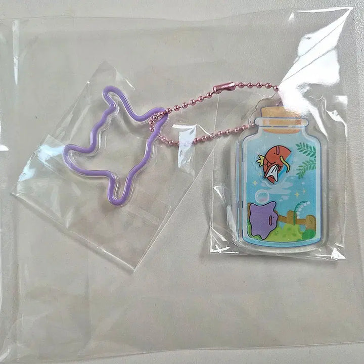[BUNJANG] Metamong Gyarados Shaking Keyring / 잠실 메타몽 흔들흔들키링 잉어킹