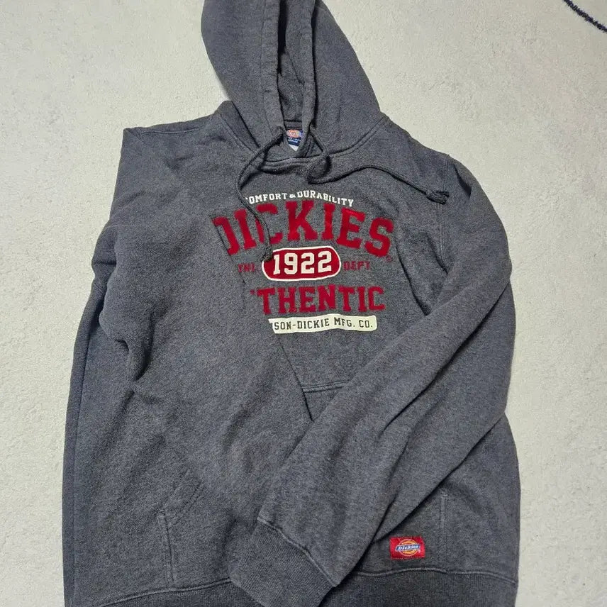 [BUNJANG] Dickies Gray Logo Hoodie / 디키즈 후드티 그레이 (남녀공용)
