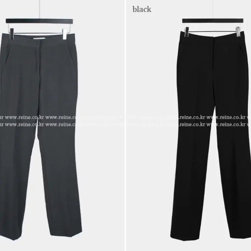 [BUNJANG] Reine Mirror Long Bootcut Pants / 렌느 reine 가을미러롱부츠컷팬츠 블랙 long, M (보관상품)
