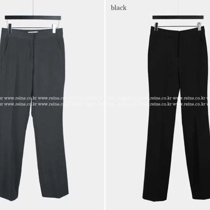 [BUNJANG] Reine Mirror Long Bootcut Pants / 렌느 reine 가을미러롱부츠컷팬츠 블랙 long, M (보관상품)