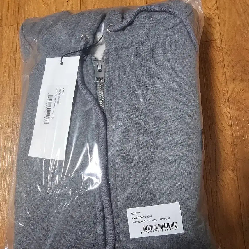 [SOLD OUT] 메종키츠네 그레이 후드 집업 M