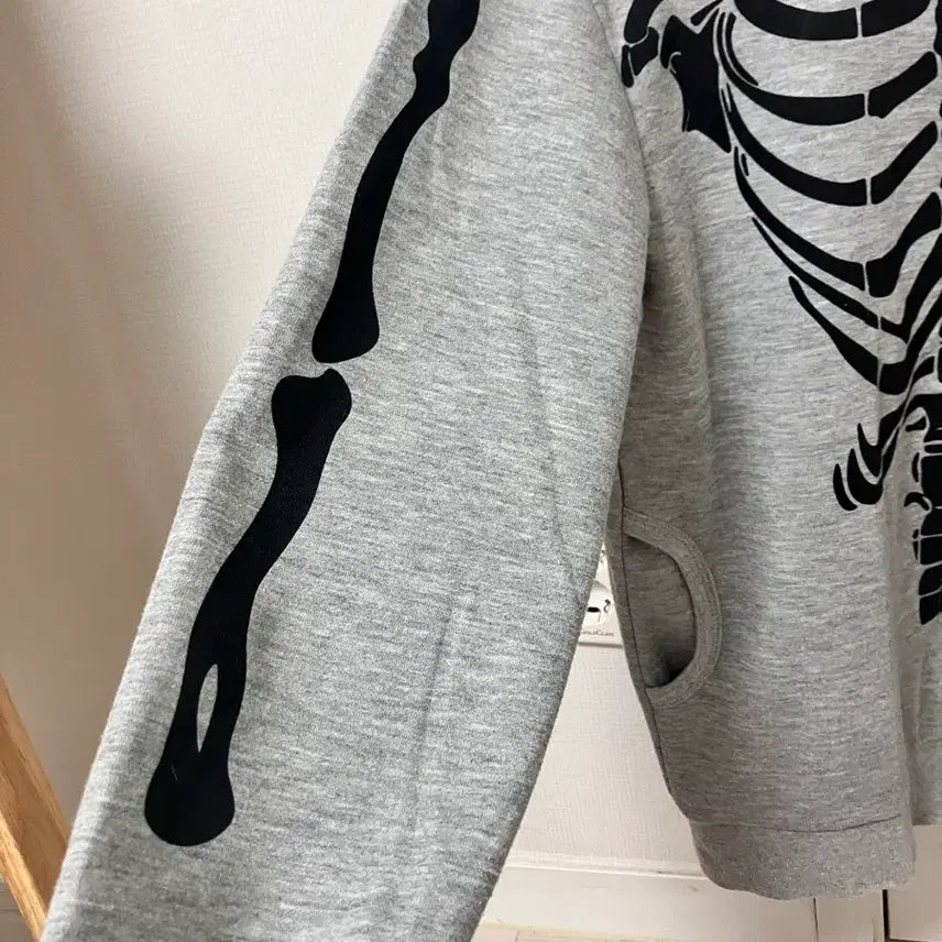 [BUNJANG] Gothic Punk Skull Hoodie Vintage Jacket / 해골 후드집업 고스펑크 고스로리 긱시크 빈티지 갸루