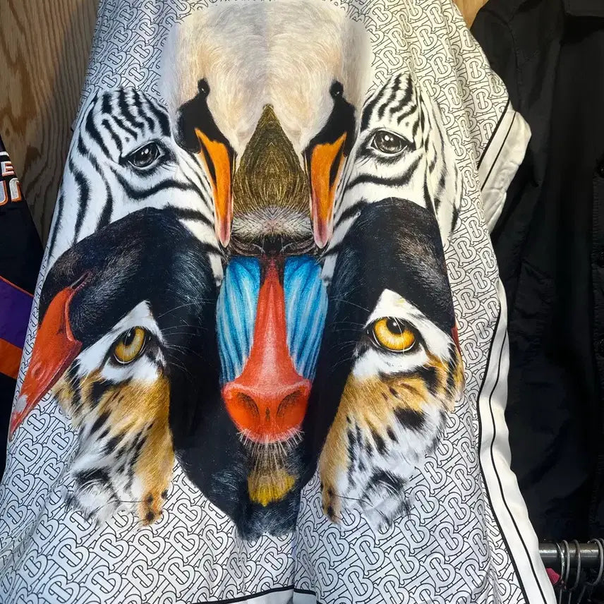 [BUNJANG] Burberry Claudia Silk Cape / 버버리 클라우디아 실크 케이프