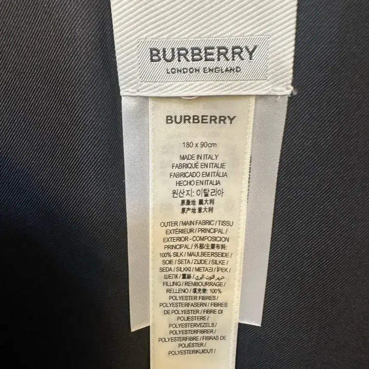 [BUNJANG] Burberry Claudia Silk Cape / 버버리 클라우디아 실크 케이프