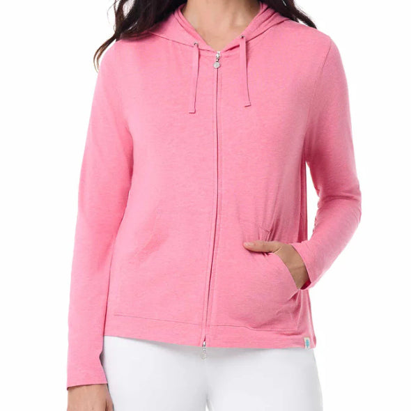 [BUNJANG] Celeste 100% Cashmere Hooded Zip-Up (Pink, S) / celeste 셀레스테 100% 캐시미어 후드 집업 (S/핑크)