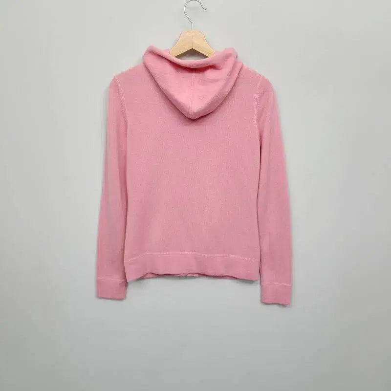 [BUNJANG] Celeste 100% Cashmere Hooded Zip-Up (Pink, S) / celeste 셀레스테 100% 캐시미어 후드 집업 (S/핑크)