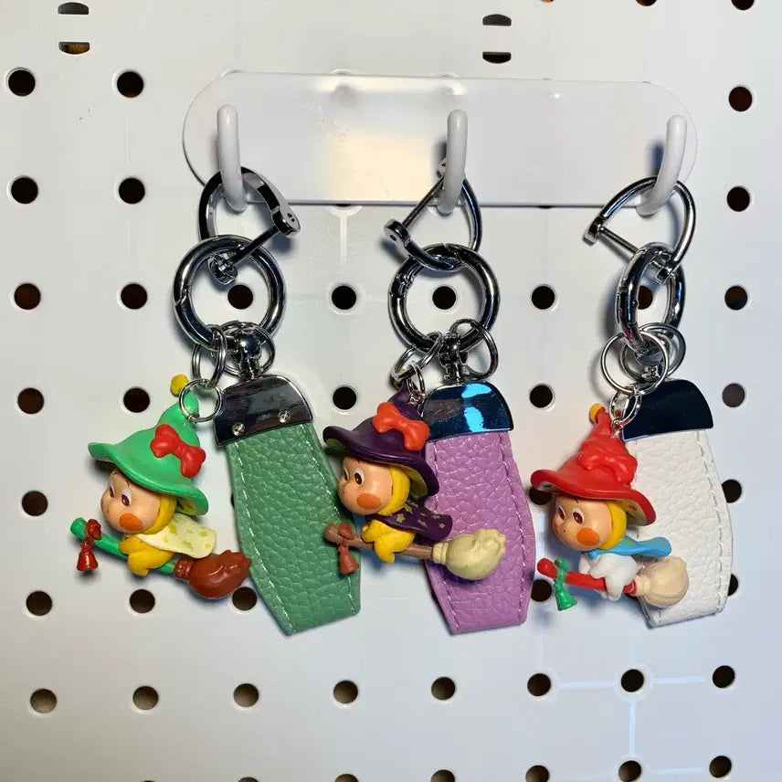 [BUNJANG] Small Star Design Leather Keyring / 작은별 디자인 피규어 가죽 키링