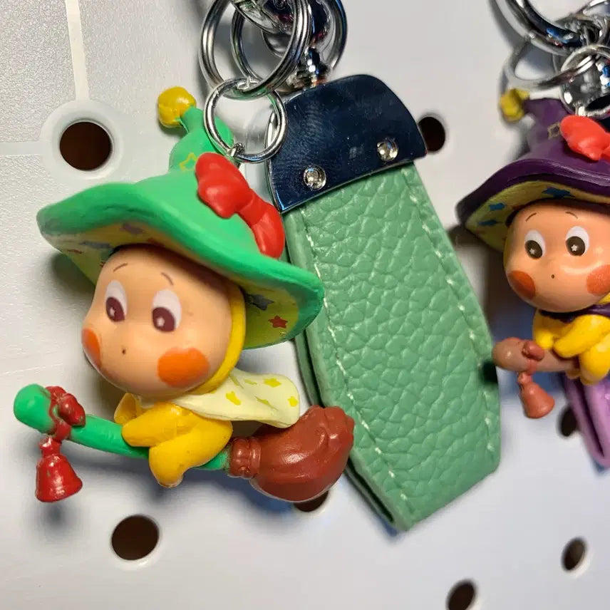 [BUNJANG] Small Star Design Leather Keyring / 작은별 디자인 피규어 가죽 키링