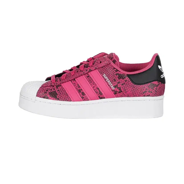 [BUNJANG] Adidas Superstar Pink Snake Pattern Sneakers / 새상품 아디다스 슈퍼스타 핑크 뱀피 여성 스니커즈 220 225가능