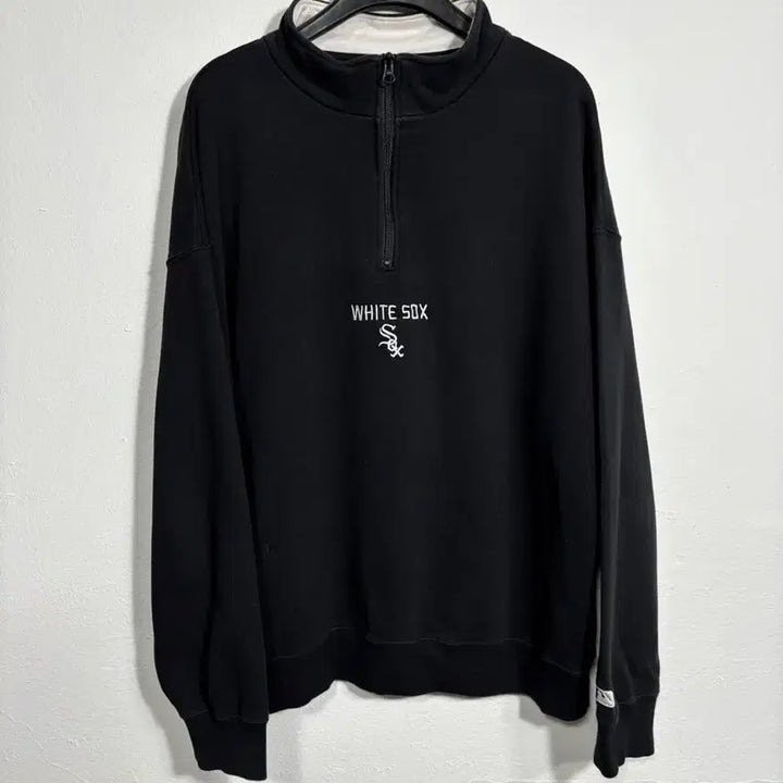 [BUNJANG] MLB Chicago White Sox Half-Zip Sweatshirt XL / 일본판 MlB 시카고화이트삭스 하프집 스웻셔츠 XL