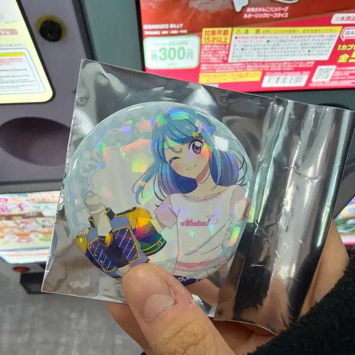 [BUNJANG] Aikatsu Hologram Can Badge / 아이엠스타 홀로그램 캔뱃지