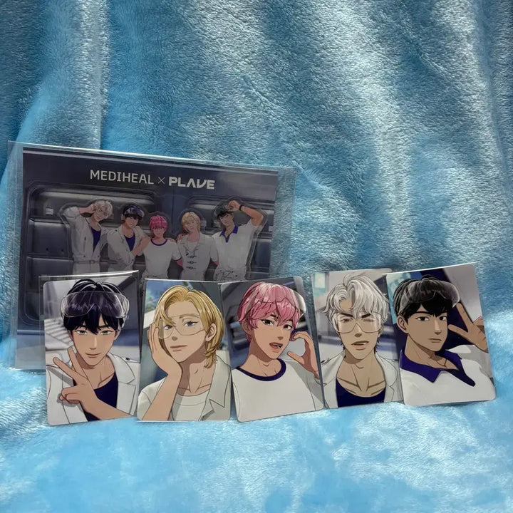 [BUNJANG] PLAVE Mediheal Acrylic Stand + Photocard Set / 플레이브 메디힐 아크릴스탠드 + 포카 세트