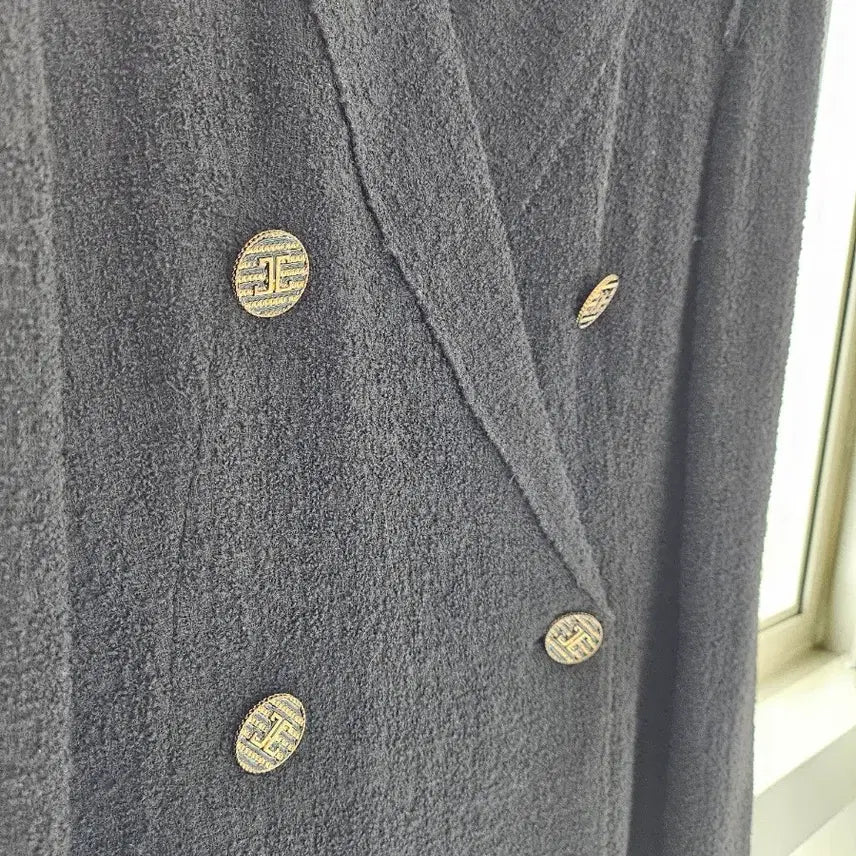 [BUNJANG] TIME Black Double Tweed Jacket / TIME 타임 블랙 더블 트위드 자켓 82