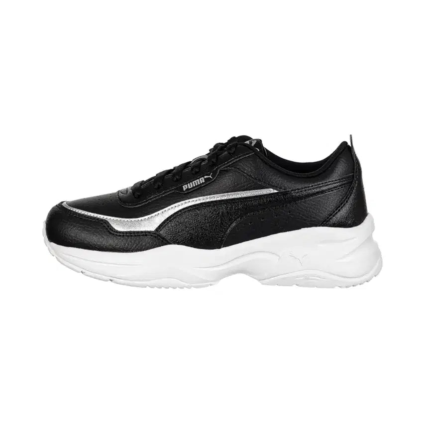 [BUNJANG] Puma Celia Mode Platform Sneakers (Black, 225) / 새상품 푸마 블랙 실리아모드 키높이 스니커즈 운동화 225사이즈