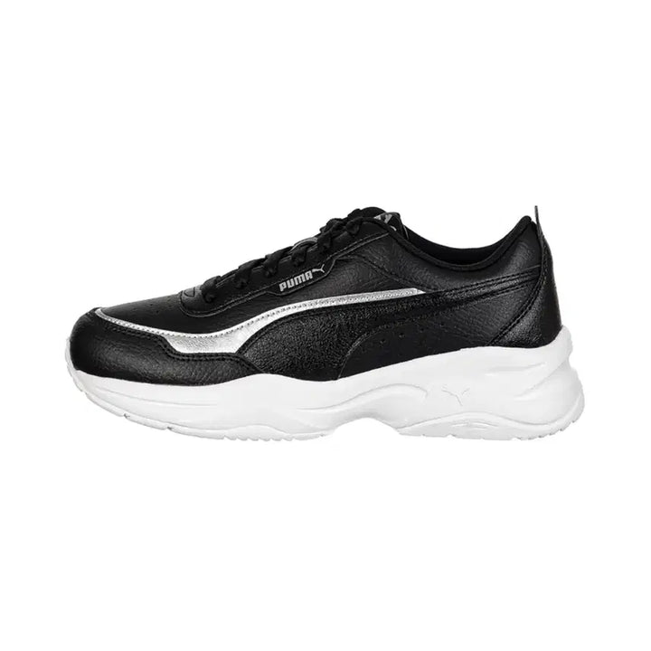 [BUNJANG] Puma Celia Mode Platform Sneakers (Black, 225) / 새상품 푸마 블랙 실리아모드 키높이 스니커즈 운동화 225사이즈