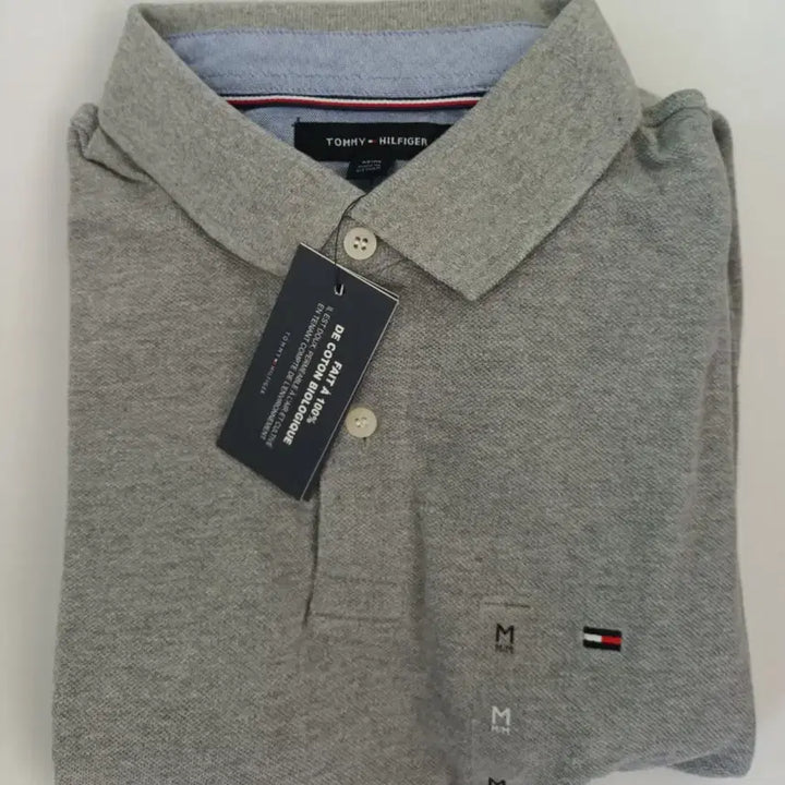 [BUNJANG] Tommy Hilfiger Long Sleeve Polo Shirt / 타미힐피거 긴팔 카라티