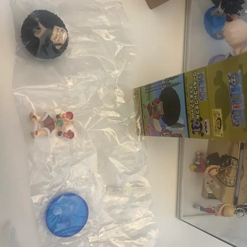 [BUNJANG] One Piece Afro Luffy World Collectible Figure / 원피스 월드 콜렉터블 피규어 월콜 TV시리즈 21탄 아프로 루피