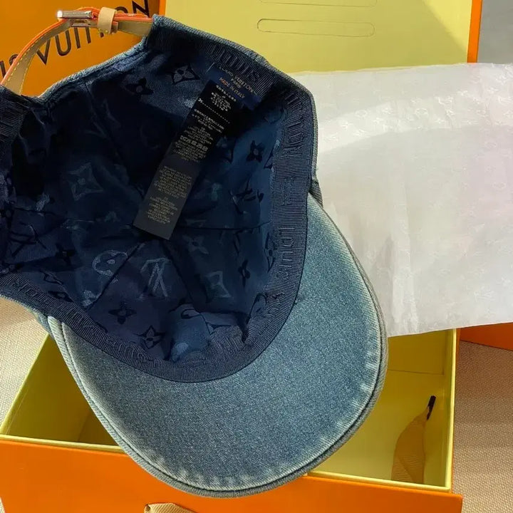 [BUNJANG] Louis Vuitton Monogram Denim Baseball Cap / 루이비통 모노그램 데님 볼캡