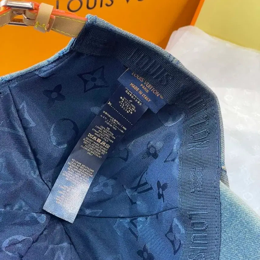 [BUNJANG] Louis Vuitton Monogram Denim Baseball Cap / 루이비통 모노그램 데님 볼캡