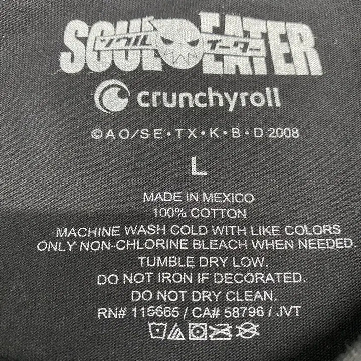 [BUNJANG] Soul Eater Official Anime T-shirt / 소울이터 오피셜 애니메이션 티셔츠