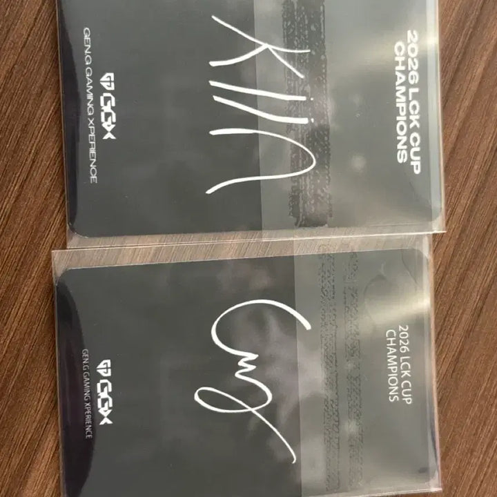 [BUNJANG] Gen.G Chovy/Kiin LCK Cup Commemorative Photocard / 젠지 GENG CHOVY KIIN 쵸비 기인 LCK CUP 우승기념포카