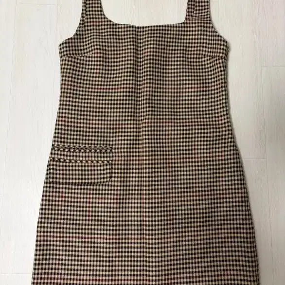 [BUNJANG] ZARA XS Check Bustier Mini Dress / 자라 XS 체크 뷔스티에 미니 원피스 신품