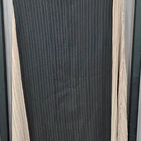 [BUNJANG] Mariana Beige Pleated Sleeveless Long Dress / 마리아나 배색 플리츠 민소매 원피스 Free