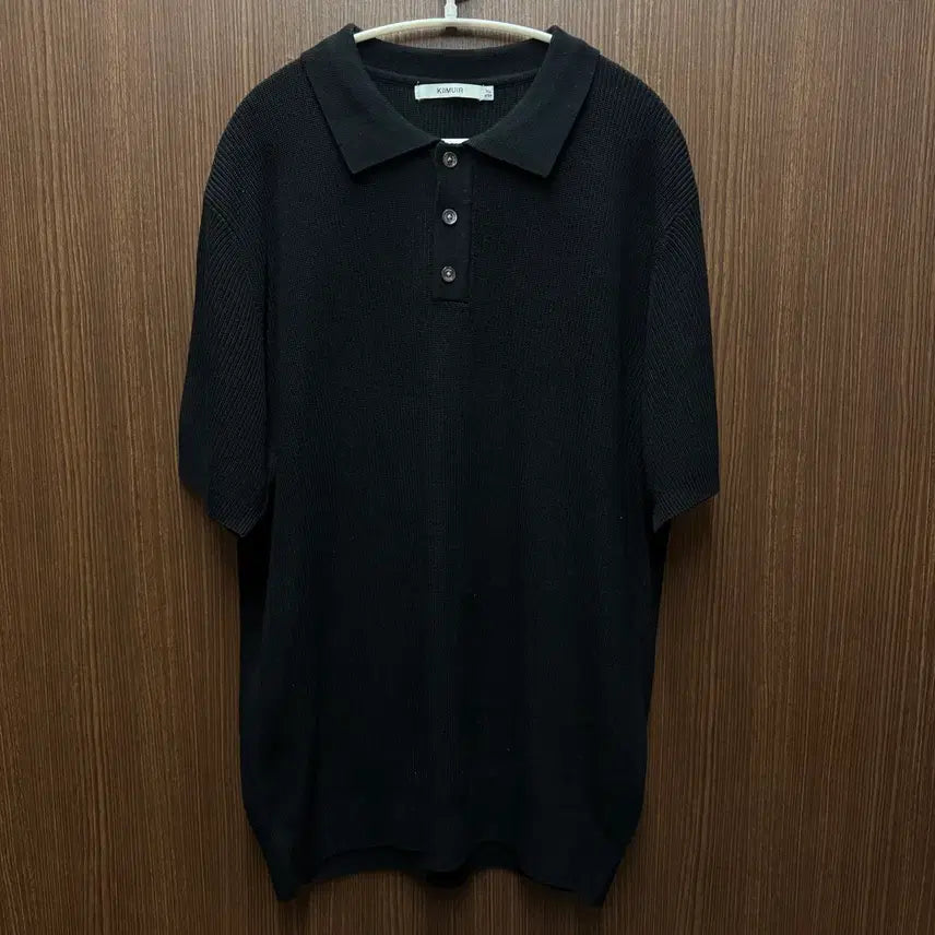 [BUNJANG] KIMUUR Knit Short-Sleeve Polo Shirt XL / 키뮤어 니트 반팔 카라티 XL