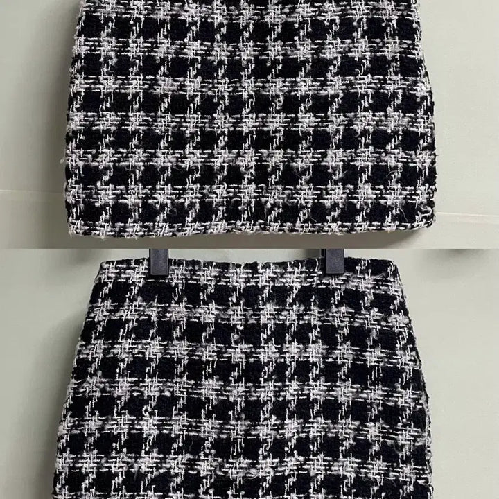 [BUNJANG] Tweed Mini Skirt / 뽀글 트위드 미니 스커트