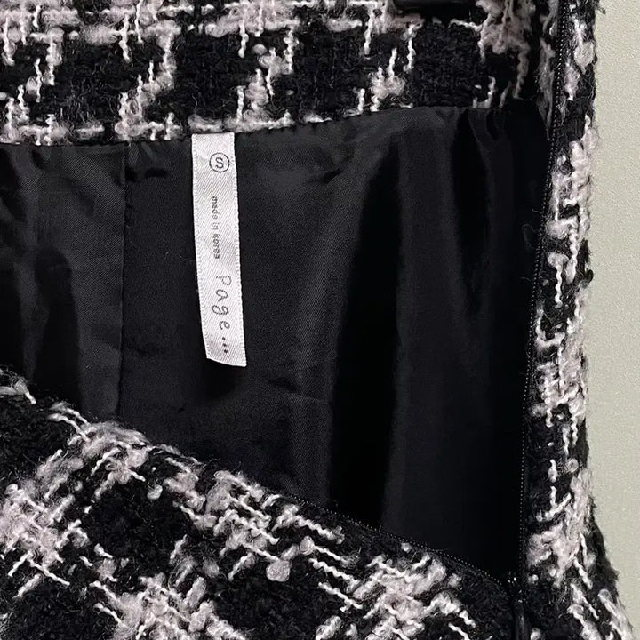 [BUNJANG] Tweed Mini Skirt / 뽀글 트위드 미니 스커트