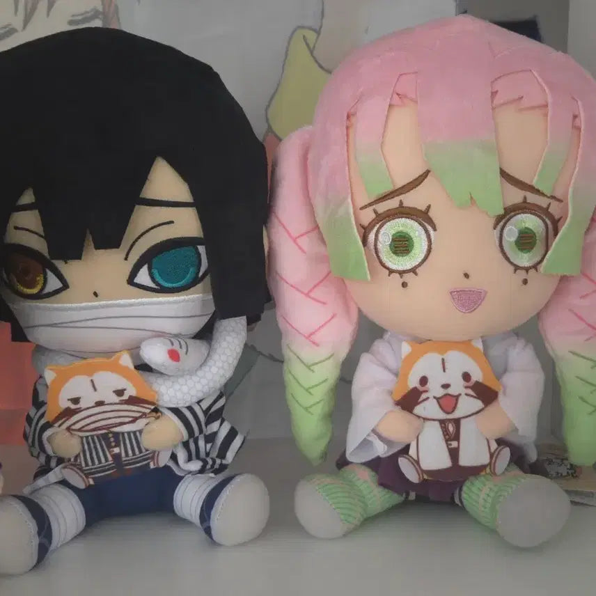 [BUNJANG] Demon Slayer Rascal Collaboration Big Nui-Gurumi Bundle Set / (일괄)귀멸의칼날 라스칼 콜라보 빅 누이구루미 이구로 칸로지