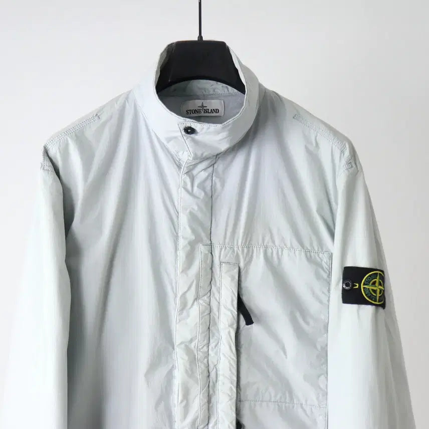 [SOLD OUT] 스톤아일랜드 크링클랩스 오버셔츠 아이스 XL팝니다.