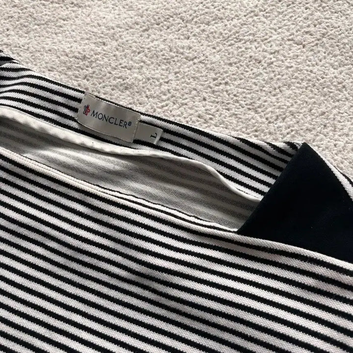 [BUNJANG] Moncler Striped Long Sleeve Dress / 몽클레어 스트라이프 긴팔 원피스