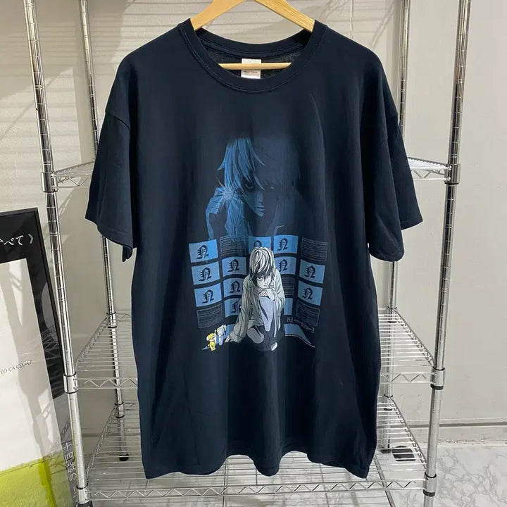 [BUNJANG] Death Note Near Bootleg Anime T-shirt / 데스노트 니아 부틀렉 애니메이션 티셔츠