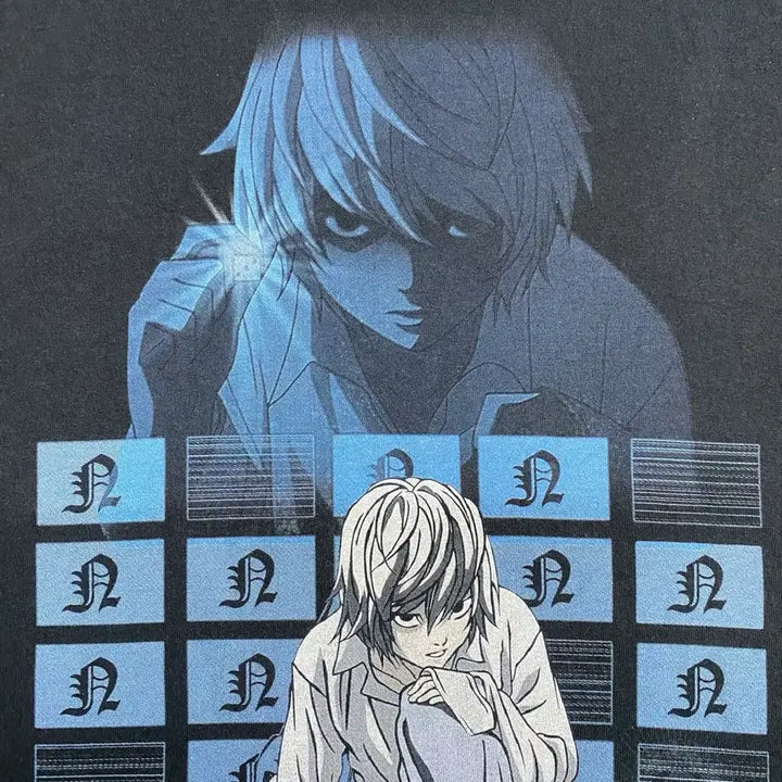 [BUNJANG] Death Note Near Bootleg Anime T-shirt / 데스노트 니아 부틀렉 애니메이션 티셔츠