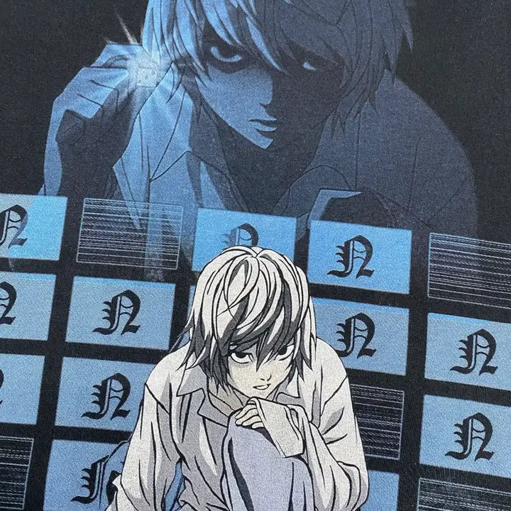 [BUNJANG] Death Note Near Bootleg Anime T-shirt / 데스노트 니아 부틀렉 애니메이션 티셔츠