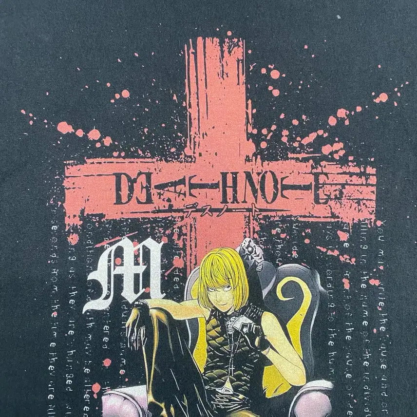 [BUNJANG] Death Note Bootleg Anime T-shirt / 데스노트 멜로 부틀렉 애니메이션 티셔츠