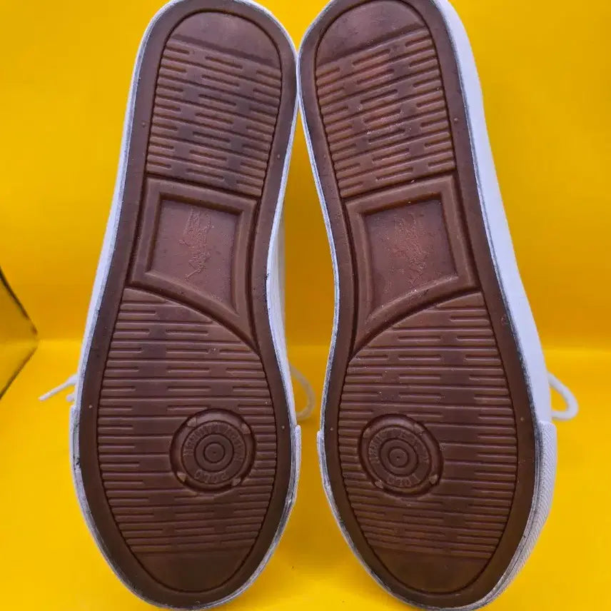 [BUNJANG] Polo Ralph Lauren Canvas Sneakers / 폴로 랄프로렌 캔버스 스니커즈 230 / 화이트