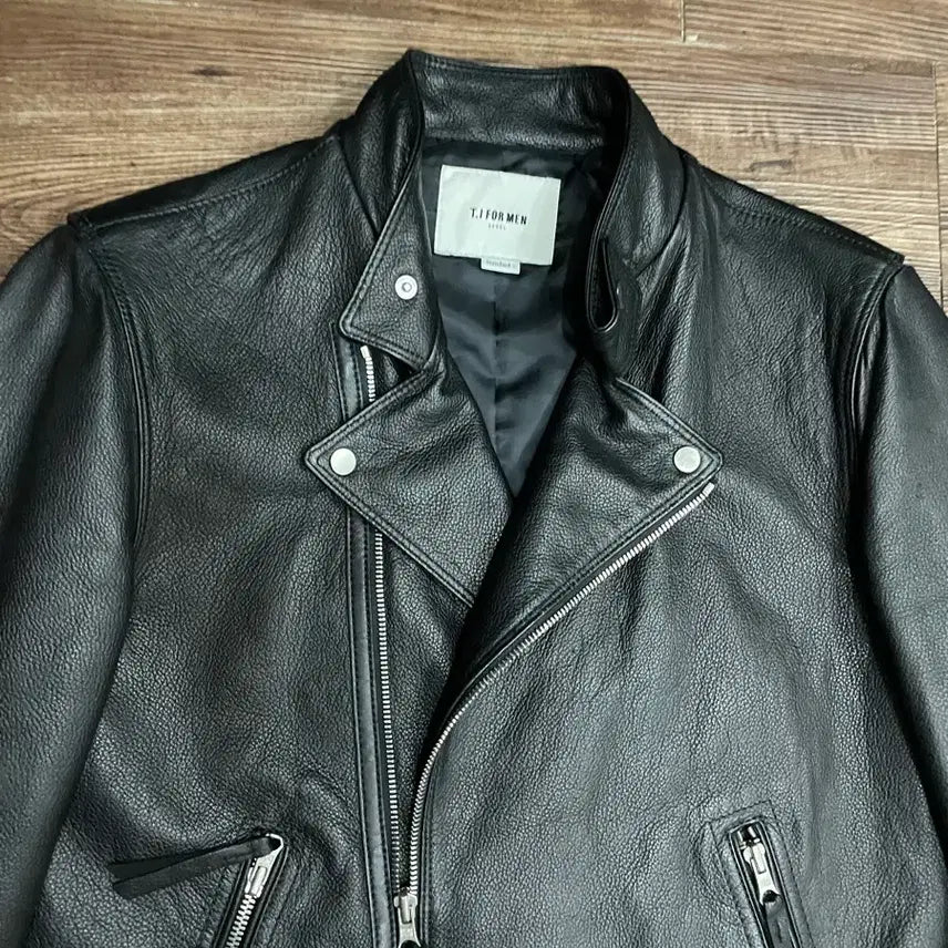 [BUNJANG] T.I For Men Leather Biker Jacket / 티아이포맨 양가죽 라이더 바이커 자켓 블랙 95