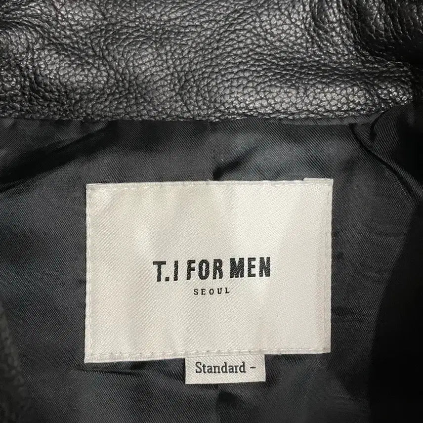 [BUNJANG] T.I For Men Leather Biker Jacket / 티아이포맨 양가죽 라이더 바이커 자켓 블랙 95