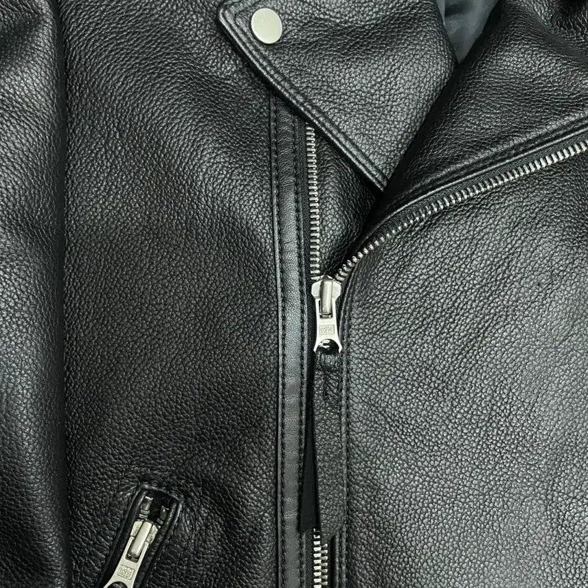 [BUNJANG] T.I For Men Leather Biker Jacket / 티아이포맨 양가죽 라이더 바이커 자켓 블랙 95