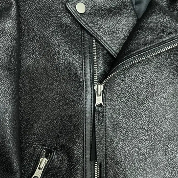 [BUNJANG] T.I For Men Leather Biker Jacket / 티아이포맨 양가죽 라이더 바이커 자켓 블랙 95