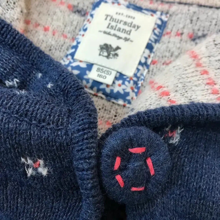 [BUNJANG] Thursday Island Knit Hooded Cardigan (Size 55-66) / 써스데이아일랜드 후드 니트 가디건 55~마른66