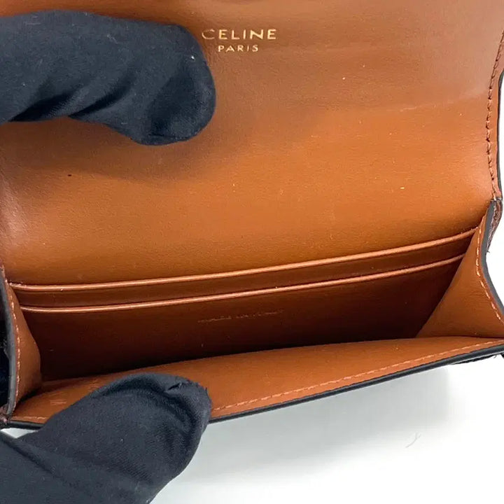 [BUNJANG] Celine Triomphe Flap Card Wallet / [100%정품] 셀린느 트리오페 플랩 여성 카드지갑