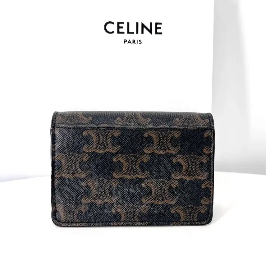 [BUNJANG] Celine Triomphe Flap Card Wallet / [100%정품] 셀린느 트리오페 플랩 여성 카드지갑